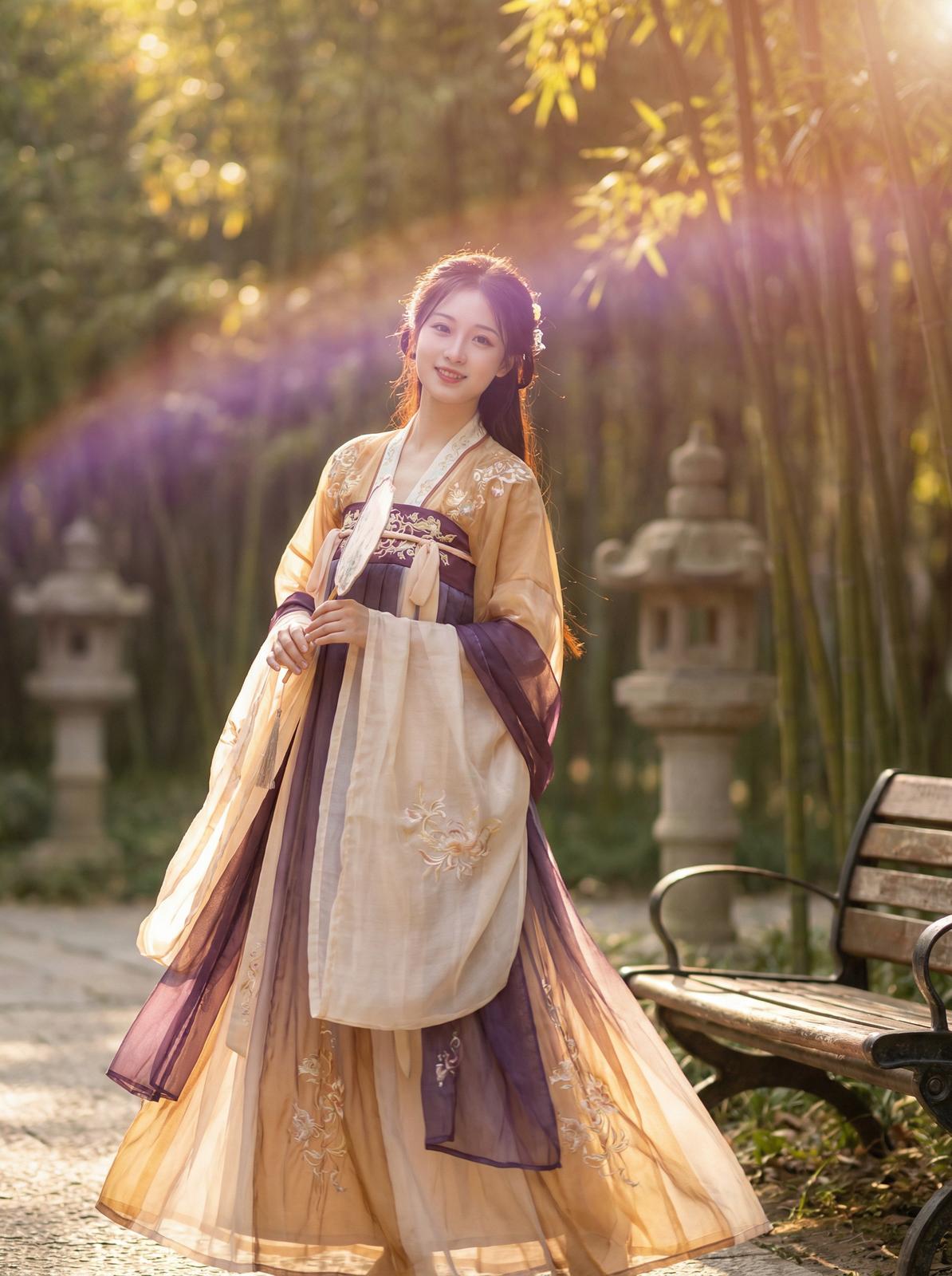 高清3D动漫古风汉服传媒拍摄